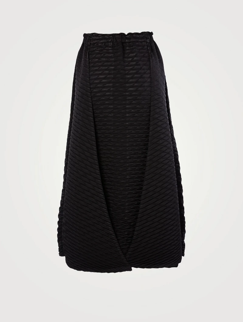Temporary Room Pleats Midi Skirt