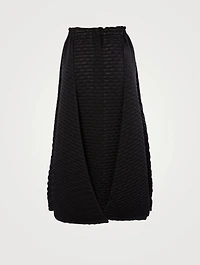 Temporary Room Pleats Midi Skirt