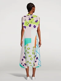 Temporary Room Pleats Midi Dress