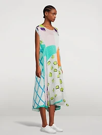 Temporary Room Pleats Midi Dress