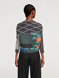Temporary Room Pleats Cardigan