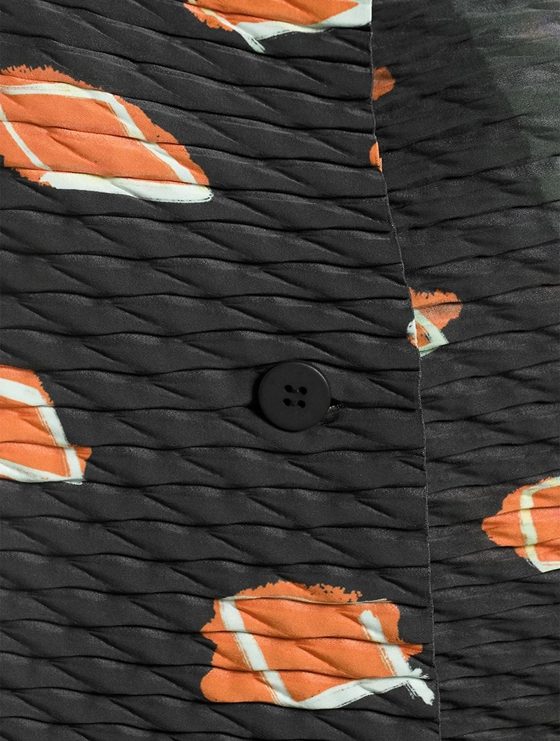 Temporary Room Pleats Cardigan