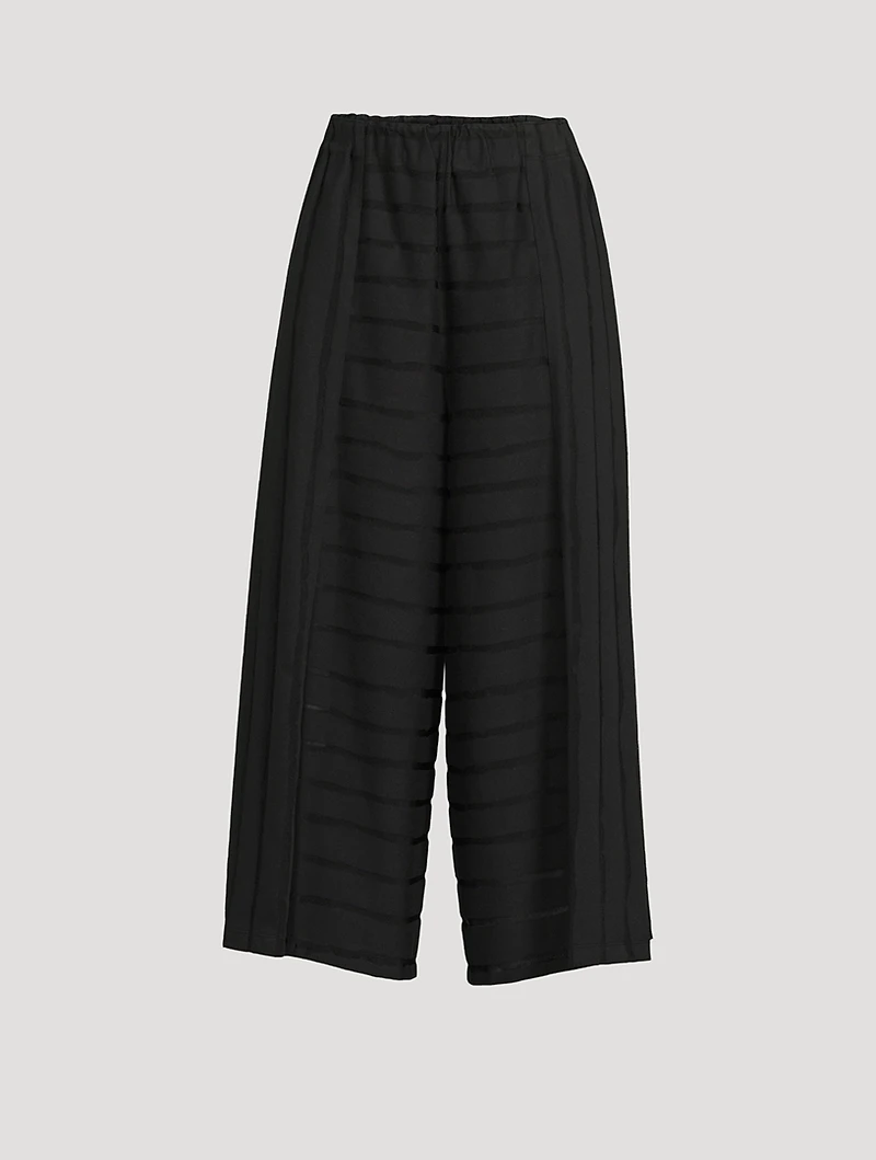 Opal Stripe Cropped Pants