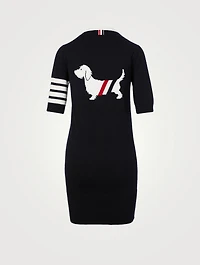 Cotton Knee-Length Dress With Hector Icon