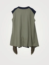 Knit Suiting Sleeveless Top