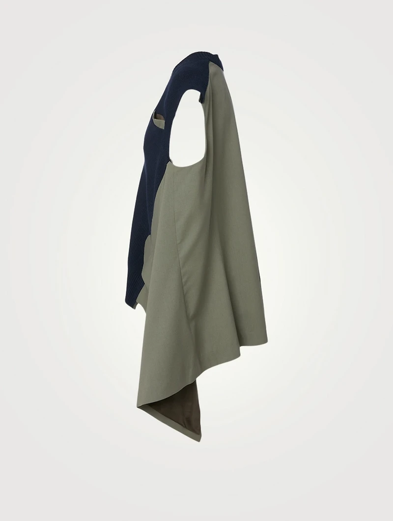 Knit Suiting Sleeveless Top