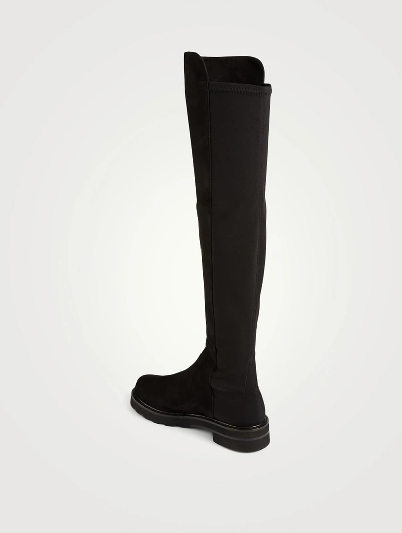 5050 Lift Suede And Micro Stretch Over-The-Knee Boots