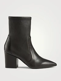Vernell 75 Leather Heeled Ankle Boots