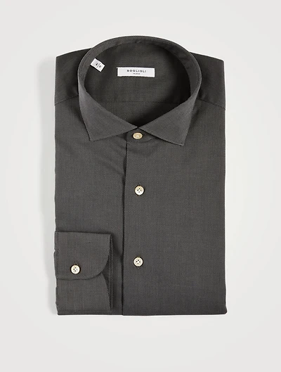 Textured Slim-Fit Shirt