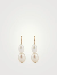 Double Pearl Earrings