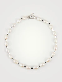 Pearl Teardrop Collar Necklace