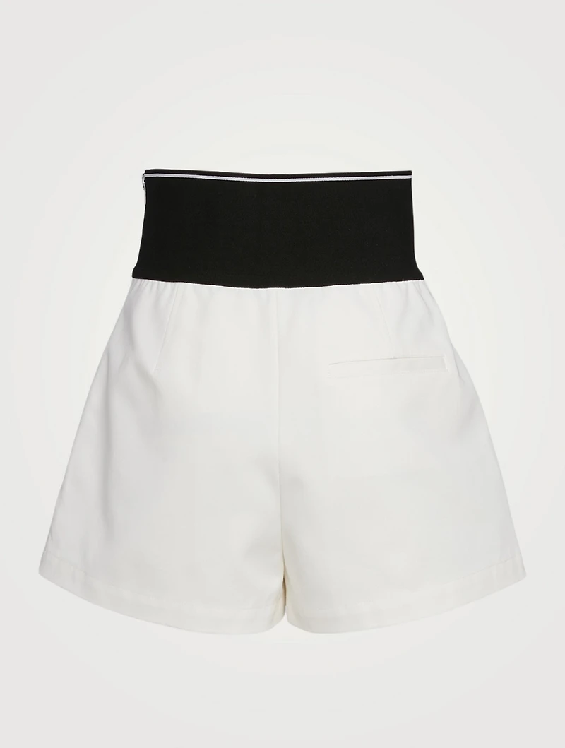 High-Waisted Safari Shorts