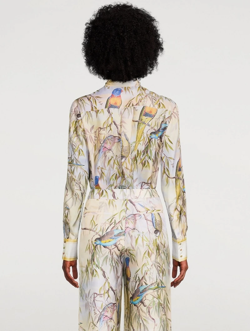 Candescent Silk Blouse