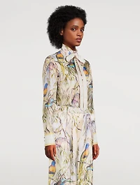 Candescent Silk Blouse