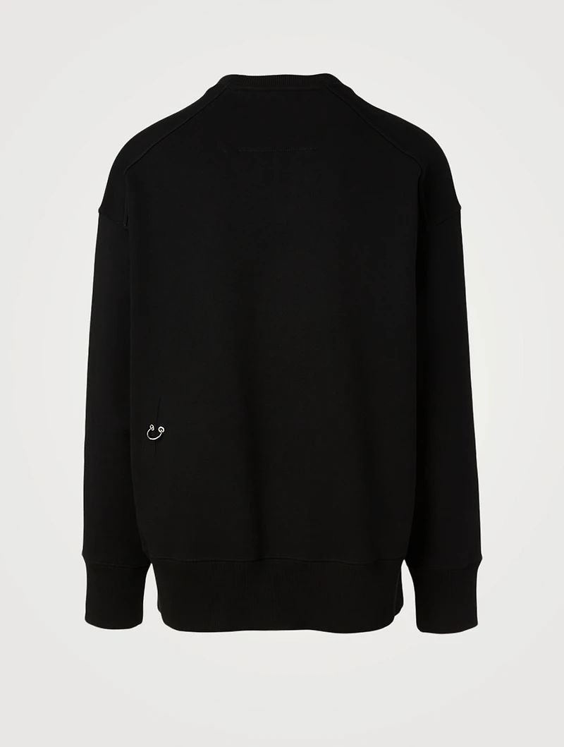 Oversized Sweatshirt With Metal Detail