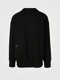 Oversized Sweatshirt With Metal Detail