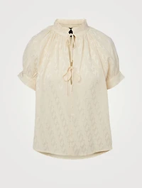 Gajol Short-Sleeve Blouse