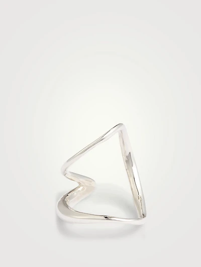 Sterling Silver Double Earcuff
