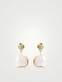 Pomme Sterling Silver Drop Earrings With Pearls
