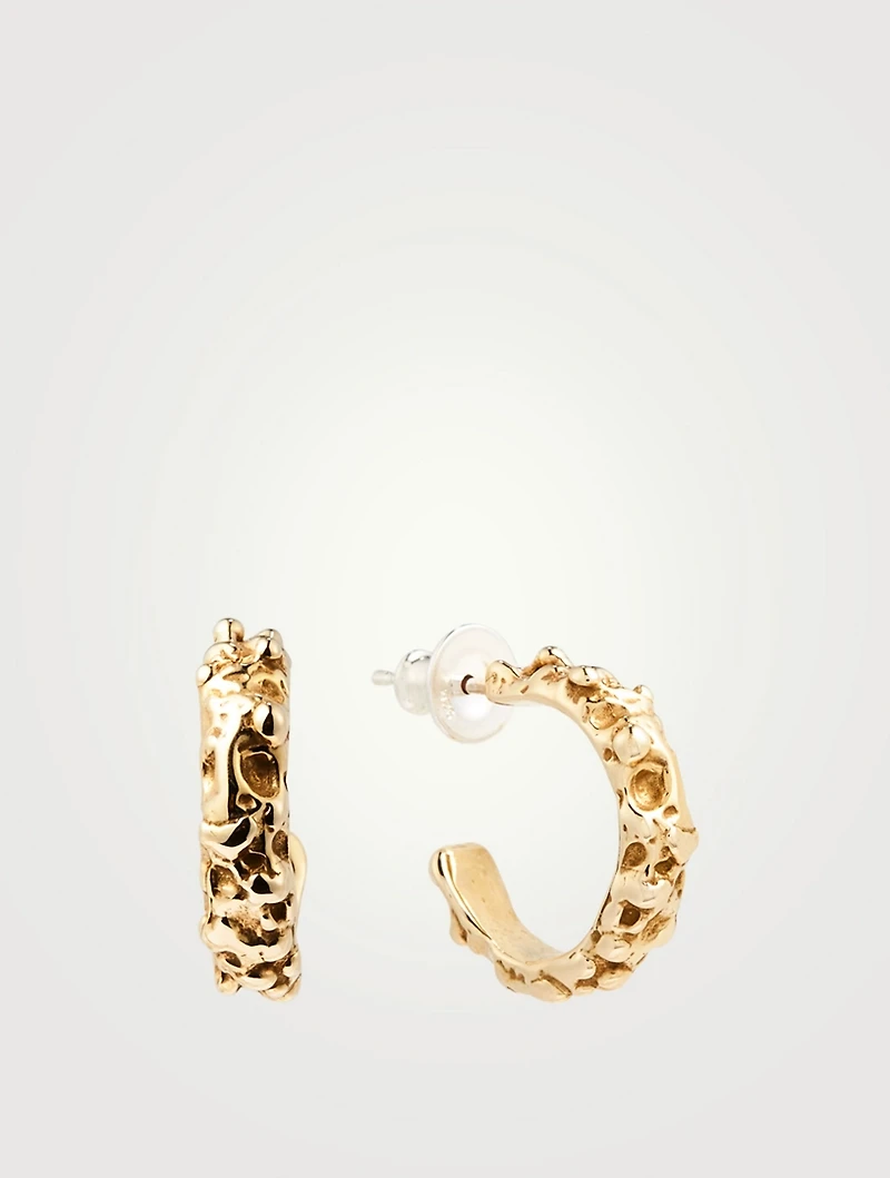 Small Roca Hoop Earrings