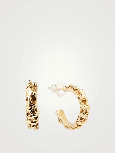 Small Roca Hoop Earrings