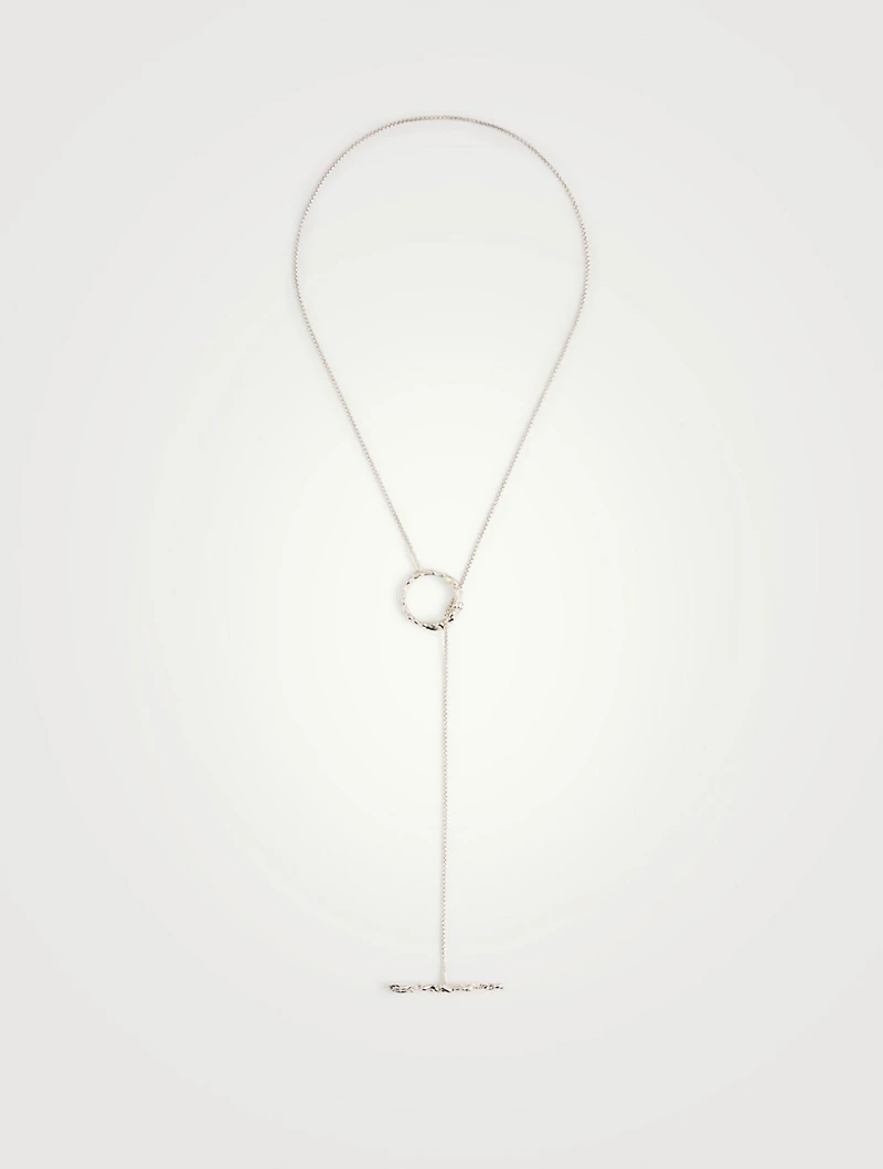 Roca Sterling Silver Toggle Necklace