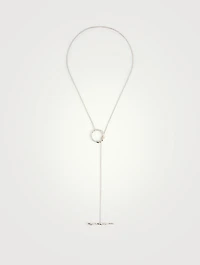 Roca Sterling Silver Toggle Necklace