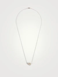 Keshi Sterling Silver Necklace With Pearl