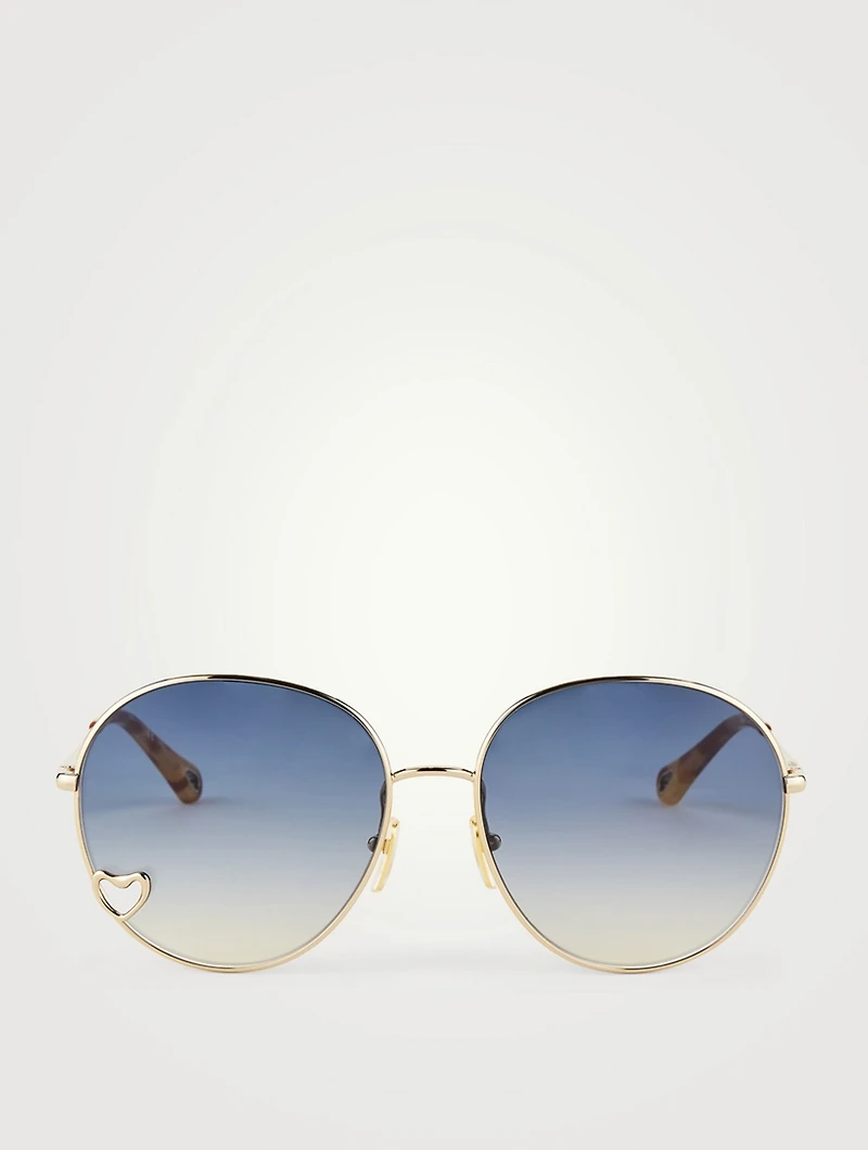 Aimée Round Sunglasses