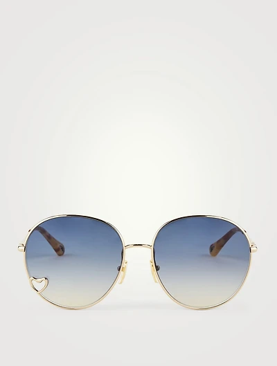 Aimée Round Sunglasses