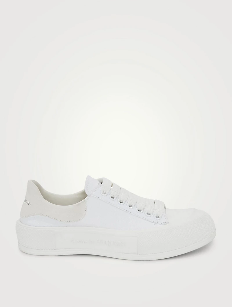 Deck Plimsoll Canvas Sneakers