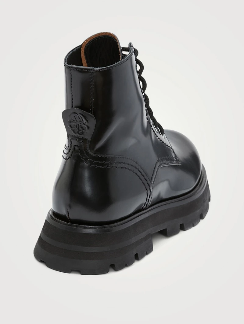 Wander Leather Combat Boots
