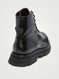 Wander Leather Combat Boots