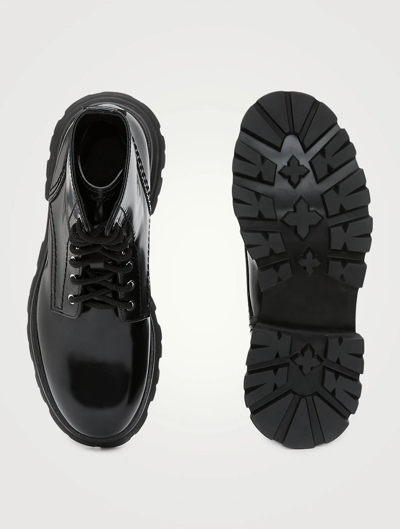 Wander Leather Combat Boots