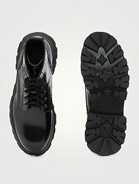 Wander Leather Combat Boots