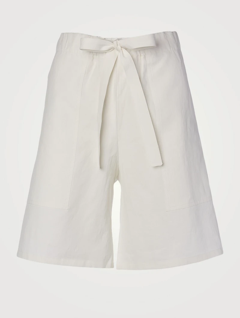Leda Linen Bermuda Shorts