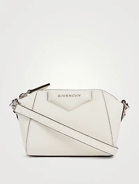 Nano Antigona Leather Crossbody Bag