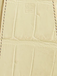 Mini Antigona Vertical Croc-Embossed Leather Crossbody Bag