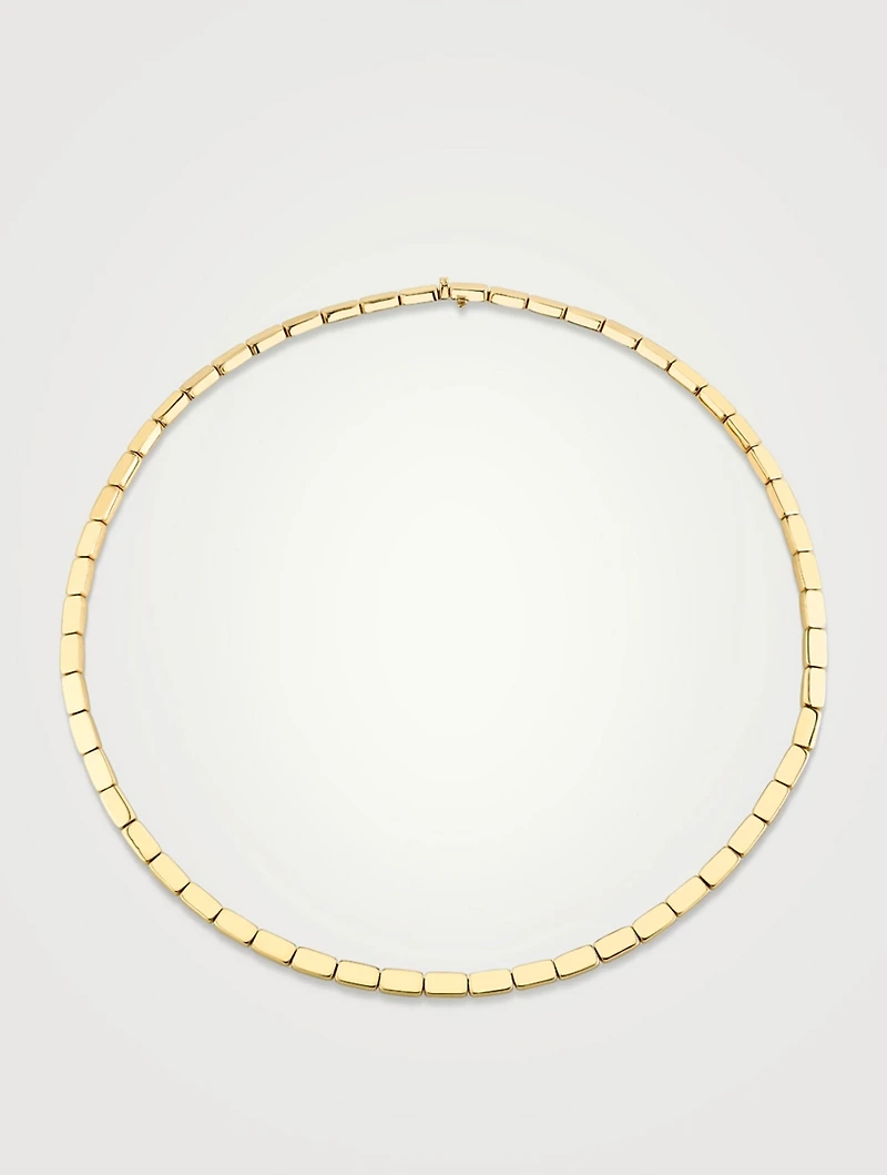 18K Gold Bunny Link Necklace