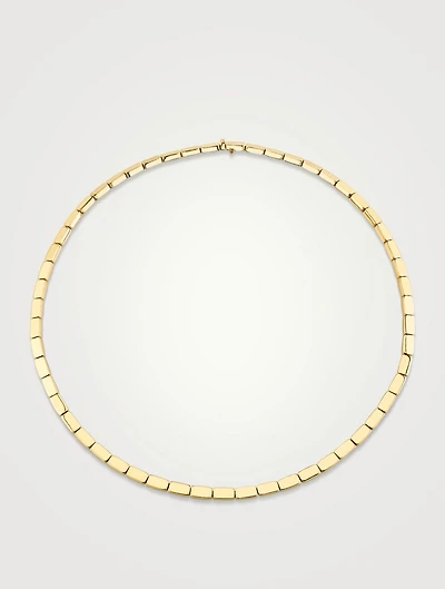 18K Gold Bunny Link Necklace
