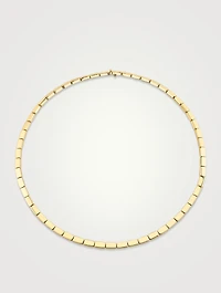 18K Gold Bunny Link Necklace