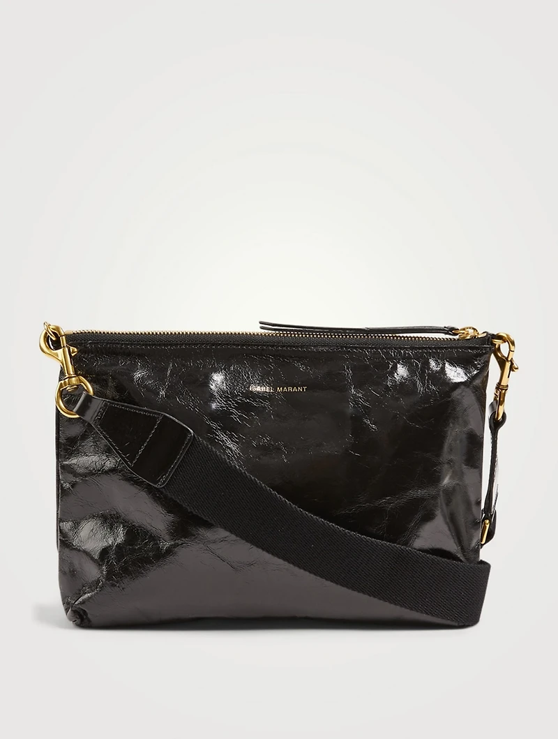 Nessah Leather Crossbody Bag