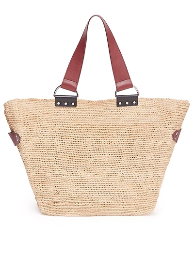 Bahiba Raffia Tote Bag