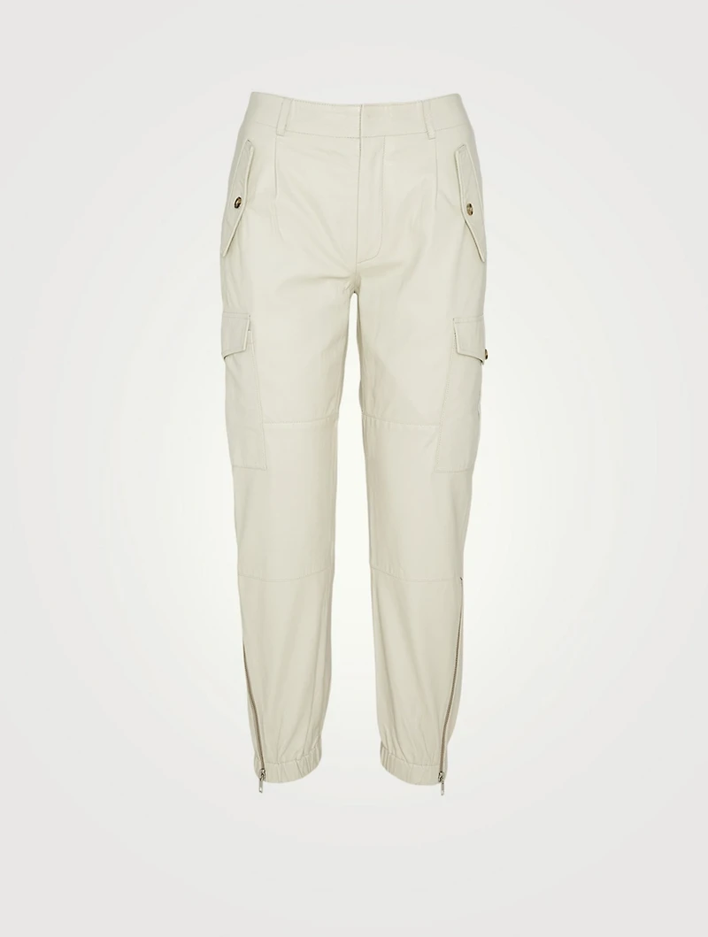 Dancer Leather Cargo Pants