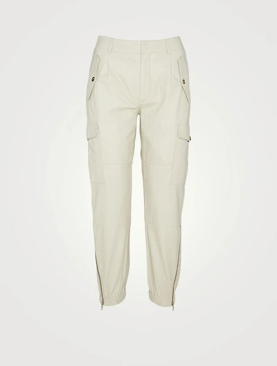 Dancer Leather Cargo Pants