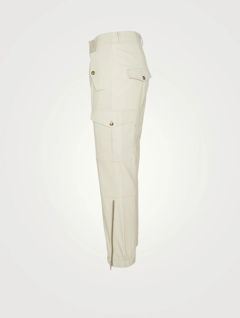 Dancer Leather Cargo Pants