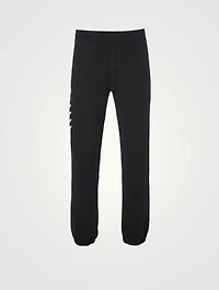 Laced Cotton Sweatpants