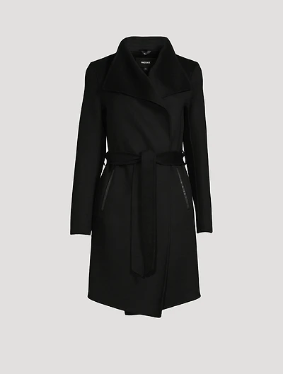 Laila Wool Coat With Waterfall Collar