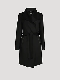 Laila Wool Coat With Waterfall Collar