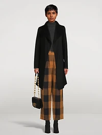 Laila Wool Coat With Waterfall Collar